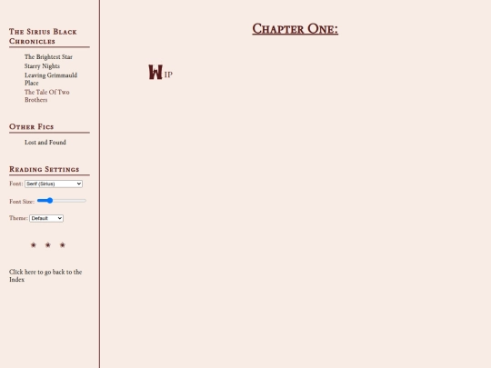 sirius/two-brothers/ch1 screenshot