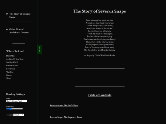 snape screenshot
