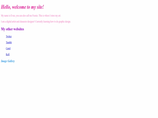 index screenshot