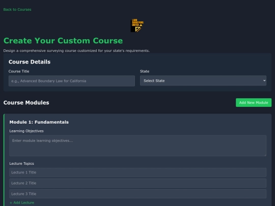 app/writecourse screenshot