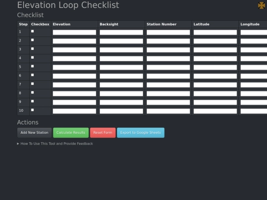 toools/steps/elevationlevelloop screenshot