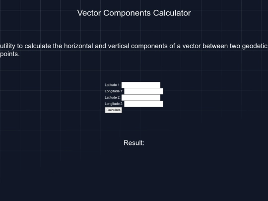 toools/vectorcomponents screenshot