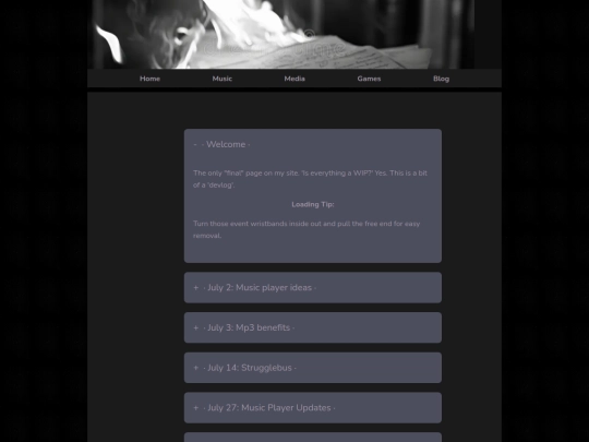 blog screenshot