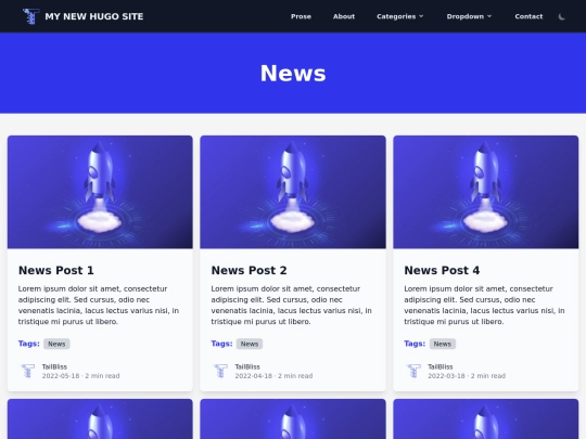 categories/news screenshot