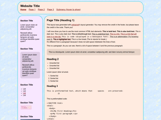 index screenshot