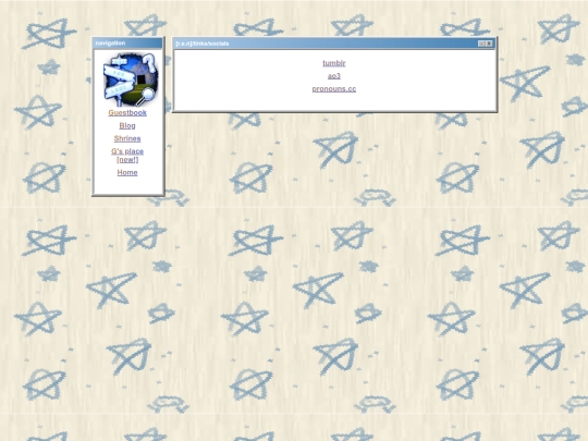 Links/socials screenshot