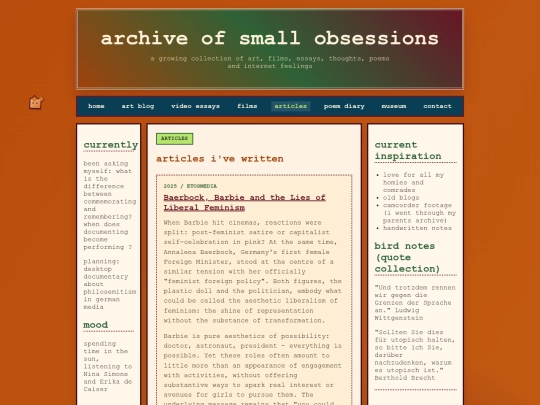 articles screenshot