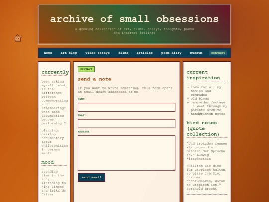 contact screenshot