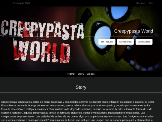 page screenshot