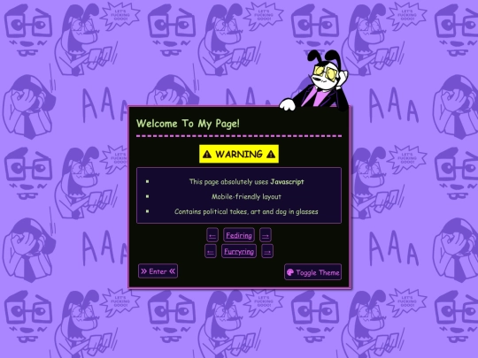 Mem's splash page