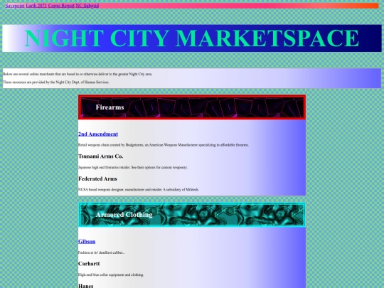 Shopspage screenshot