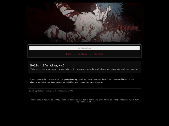 index screenshot