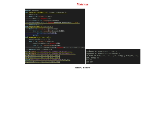 matriz screenshot