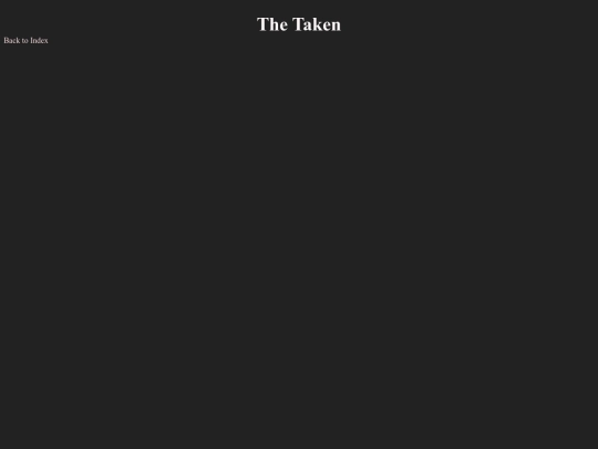 The Unbegotten/Taken screenshot