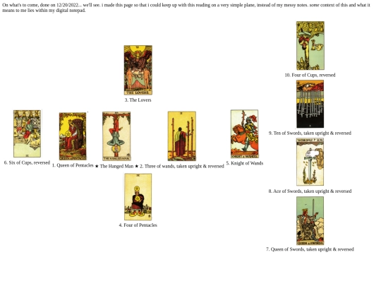 personaltarot screenshot