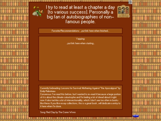BlogEntries/Books/BooksHome screenshot
