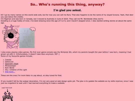 aboutme screenshot