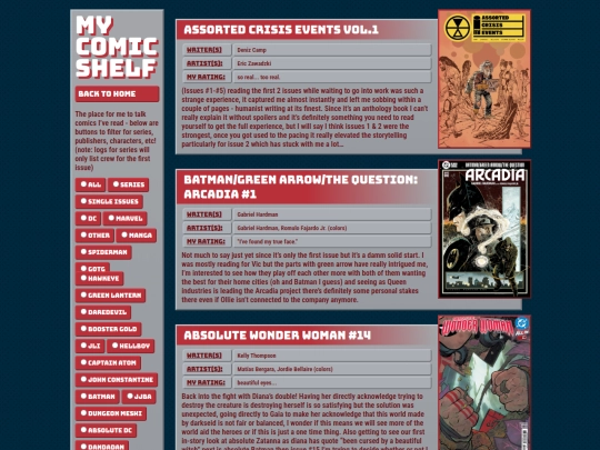 comics screenshot