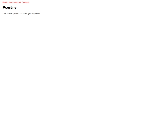 poetry screenshot