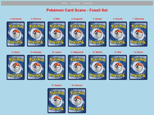 sets /fossil screenshot