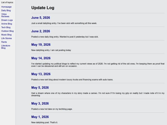 updates screenshot
