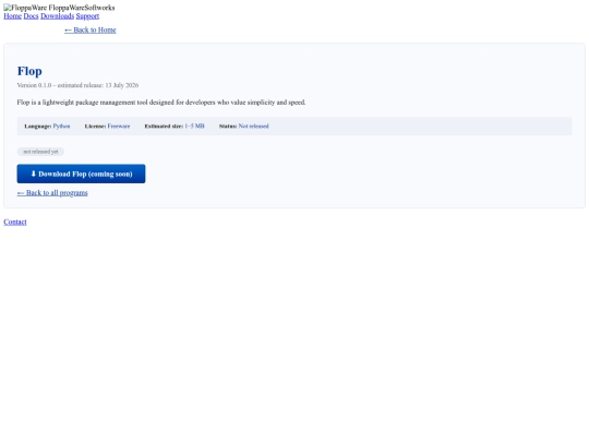software/flop screenshot