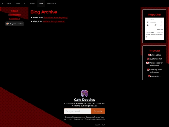 blog-archive screenshot