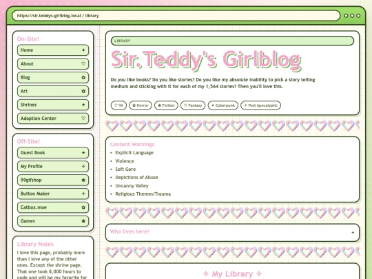 library screenshot