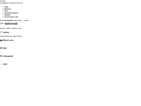 interessi screenshot