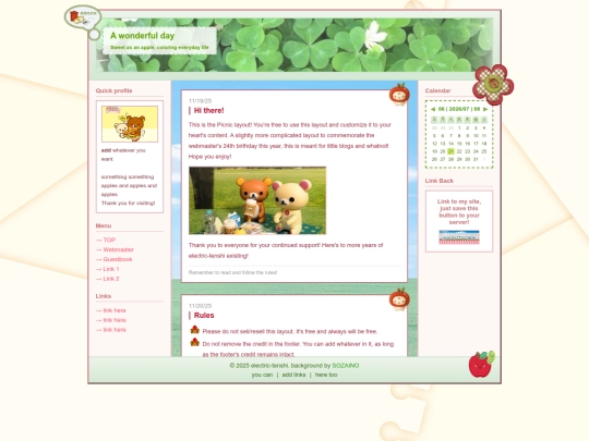 index screenshot