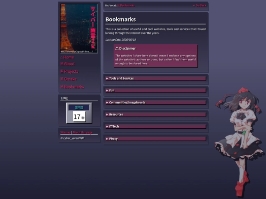 pages/bookmarks screenshot