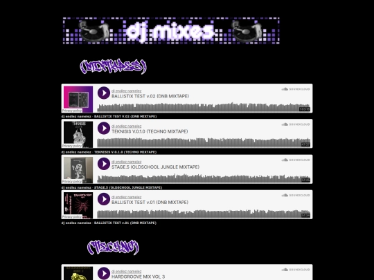 mixes screenshot