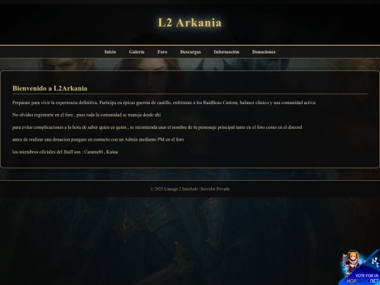 index screenshot
