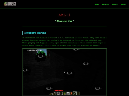 anomaly-aml1 screenshot