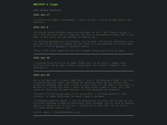logs screenshot