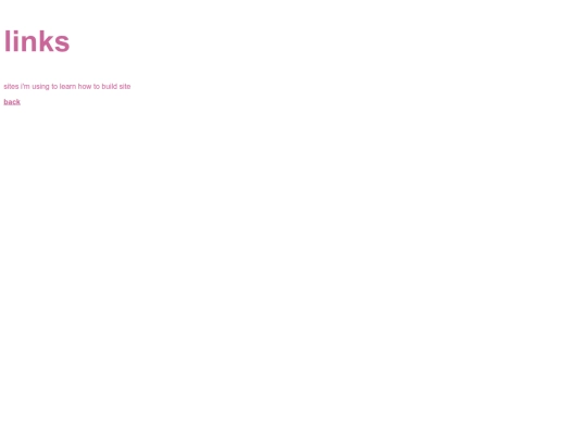 links screenshot