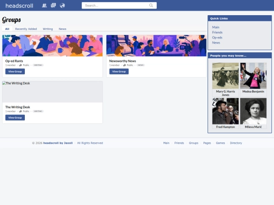 groups screenshot
