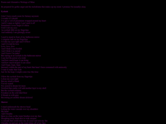 poetry screenshot