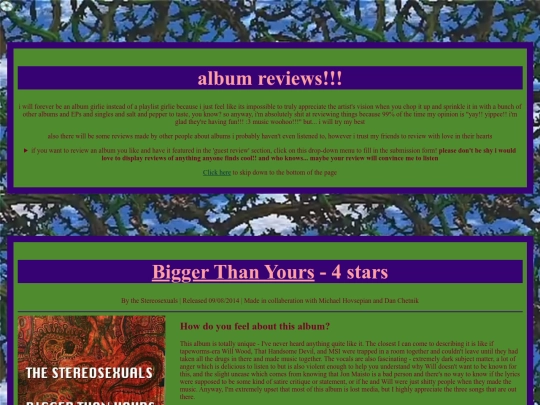 albumReview screenshot