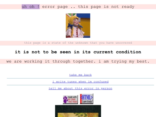 error screenshot