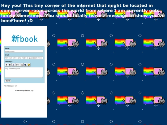 Guestbook screenshot