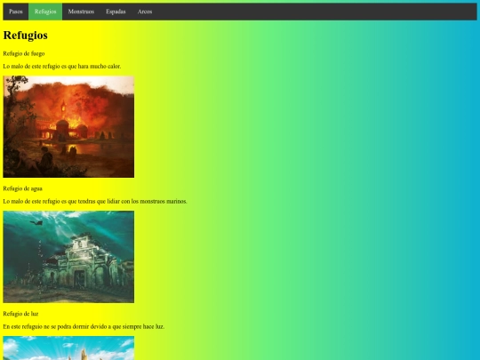 refugios screenshot