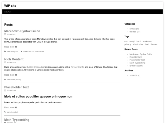 blog screenshot