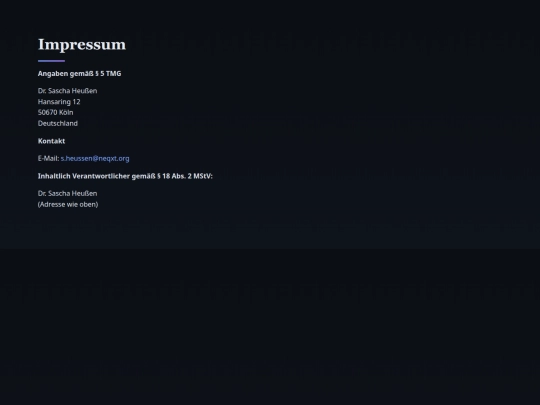 impressum screenshot