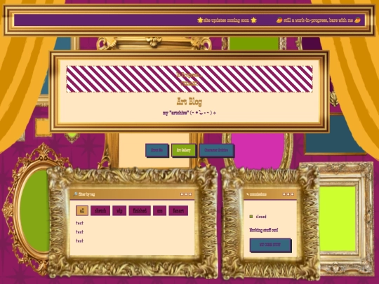 art-blog screenshot
