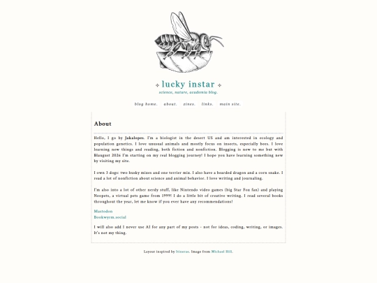 blog_about screenshot