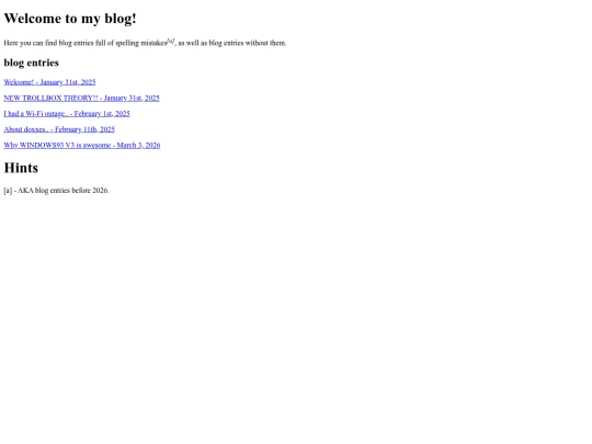 blog screenshot