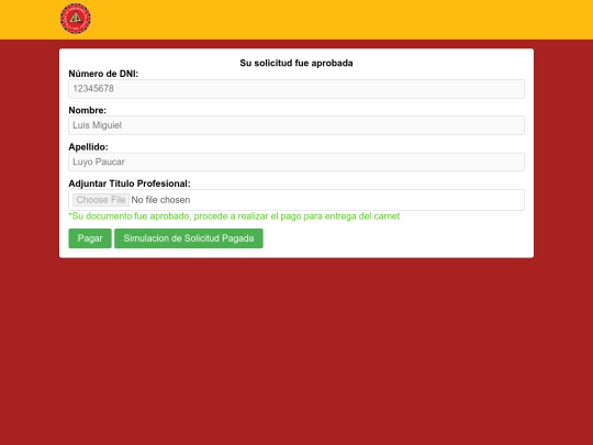 SolicitudAprobada screenshot