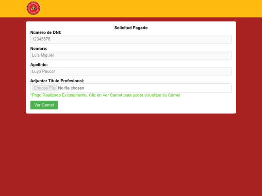 SolicitudPagado screenshot