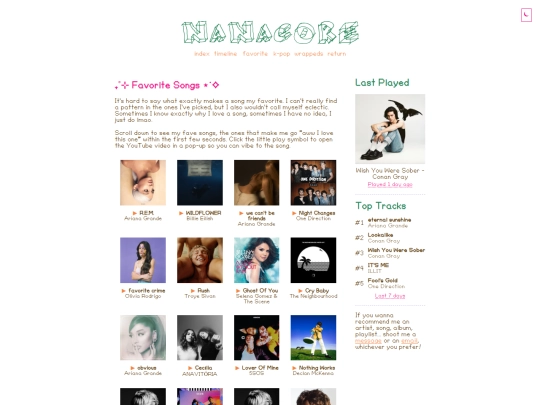 music/songs screenshot
